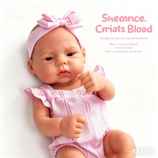 AmaMary 1Pcs Soft 40CM Lifelike Reborn Baby Dolls Full Body Plastic Baby Dolls Gift for Kids Age 3
