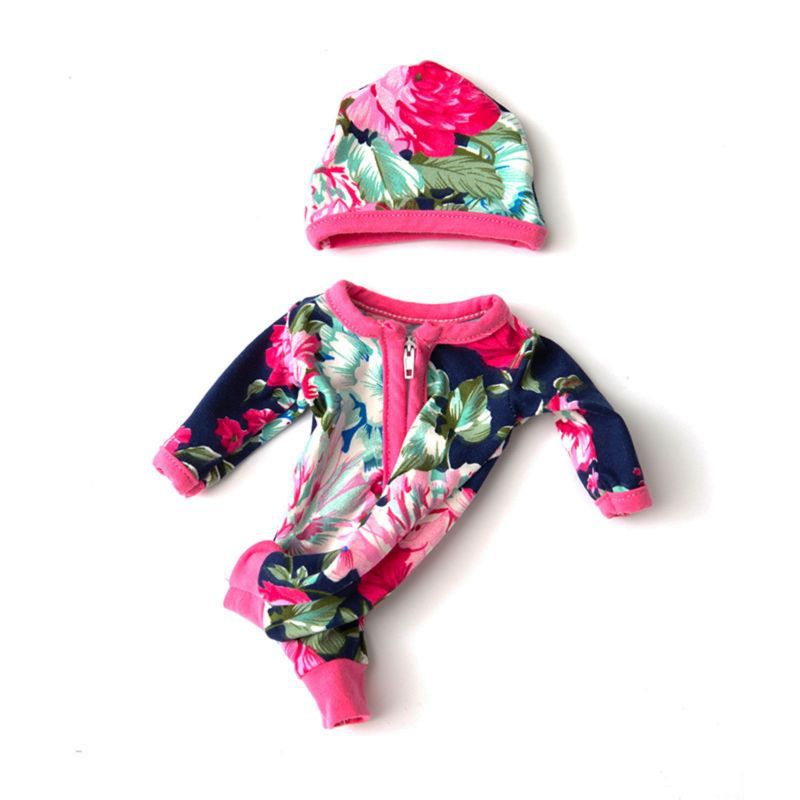 AmaMary 6 Sets 12 inch Baby Doll Clothes Soft Cotton Bodysuits for 10-12 inch Dolls, Dress-Up Birthday Christmas Gift for Girls 3+