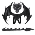 AmaMary Dragon Wings Tail and Mask Costume Accessory Set for Halloween Cosplay Parties