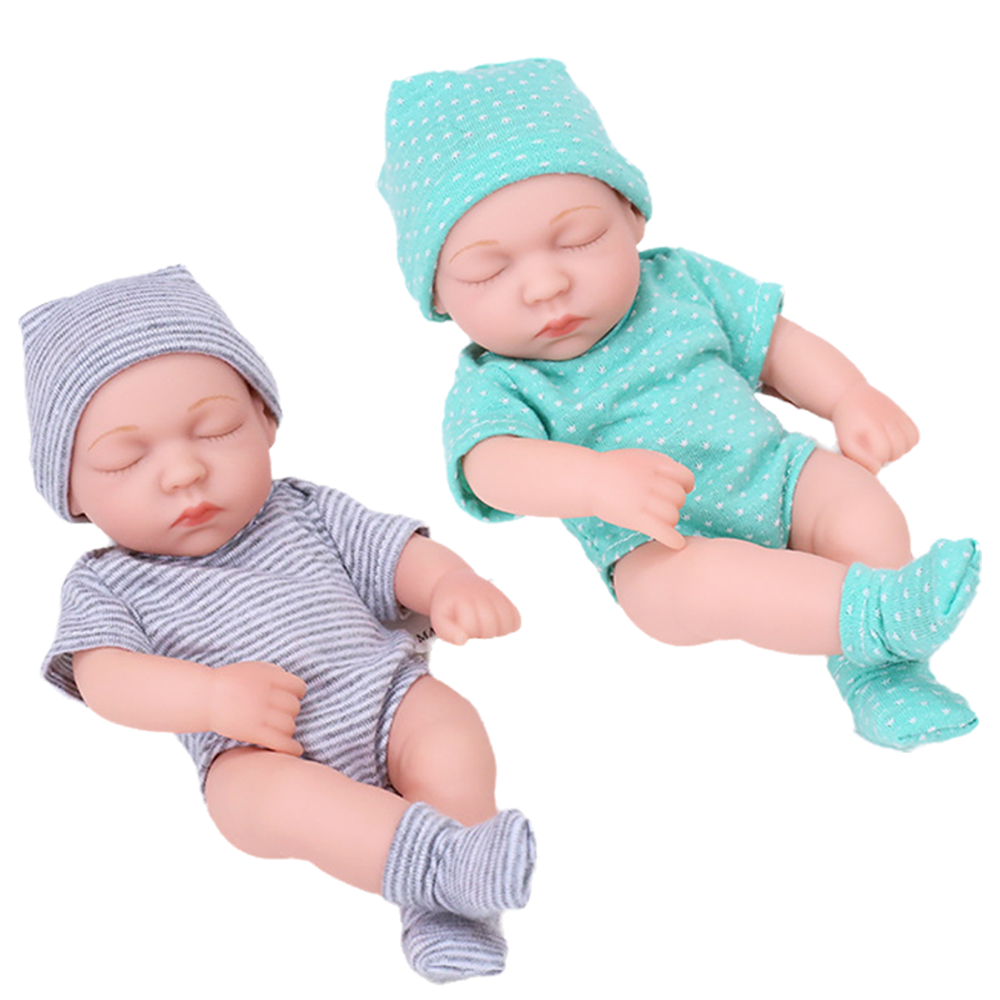 AmaMary 8 Inch Doll Clothes Set - 3 Stylish Outfits for 20cm Mini Reborn Dolls Accessories