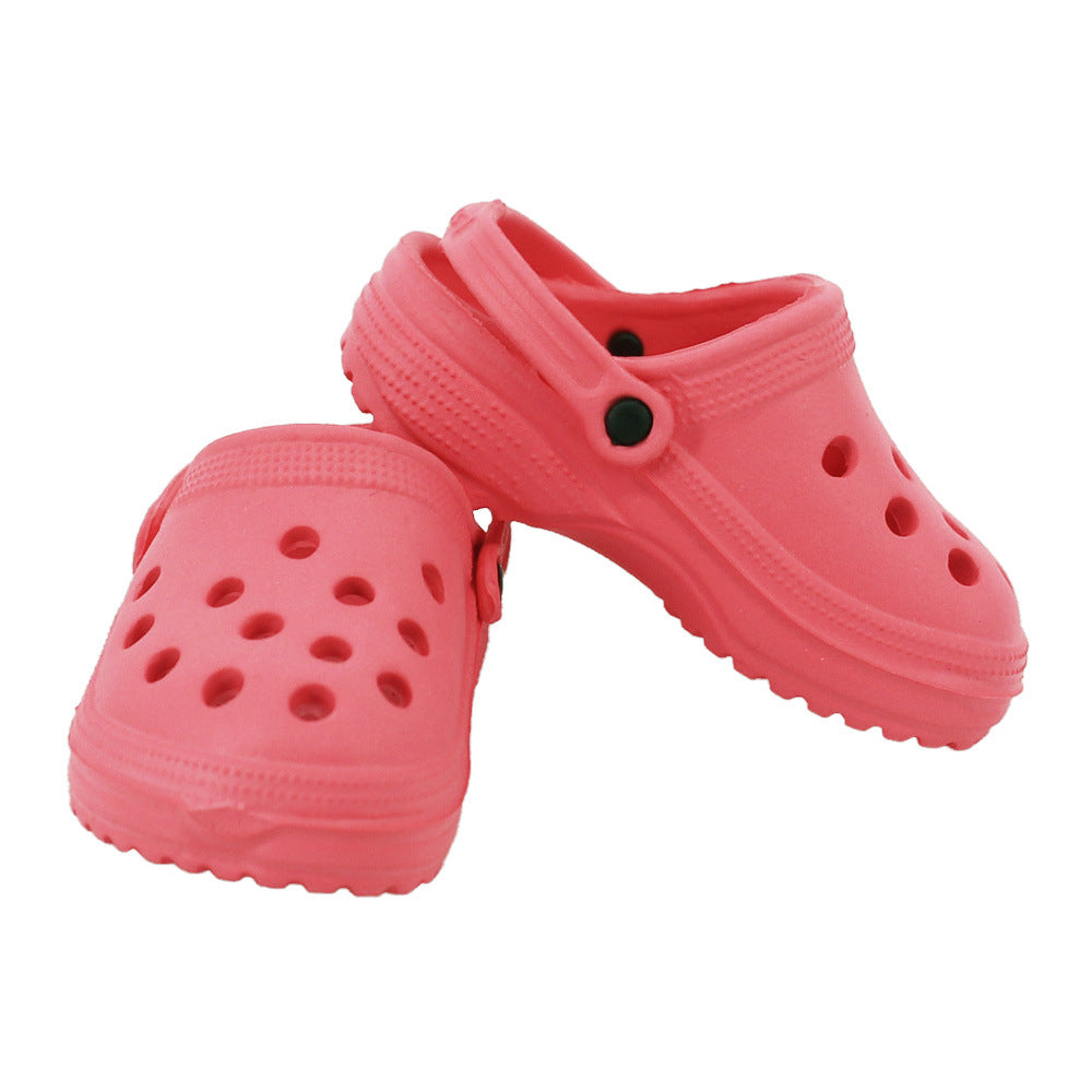 AmaMary American Girl Doll Shoes 3 Pairs Summer PU Sandals