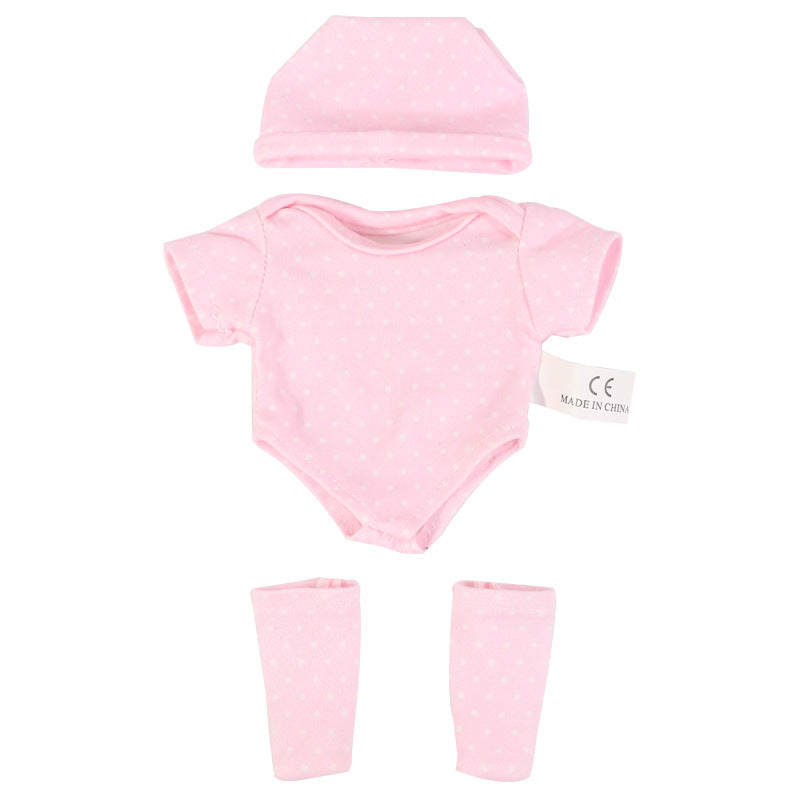 AmaMary 8-Inch Doll Clothes Set, 3 Outfits with Accessories for 20cm Mini Reborn Dolls