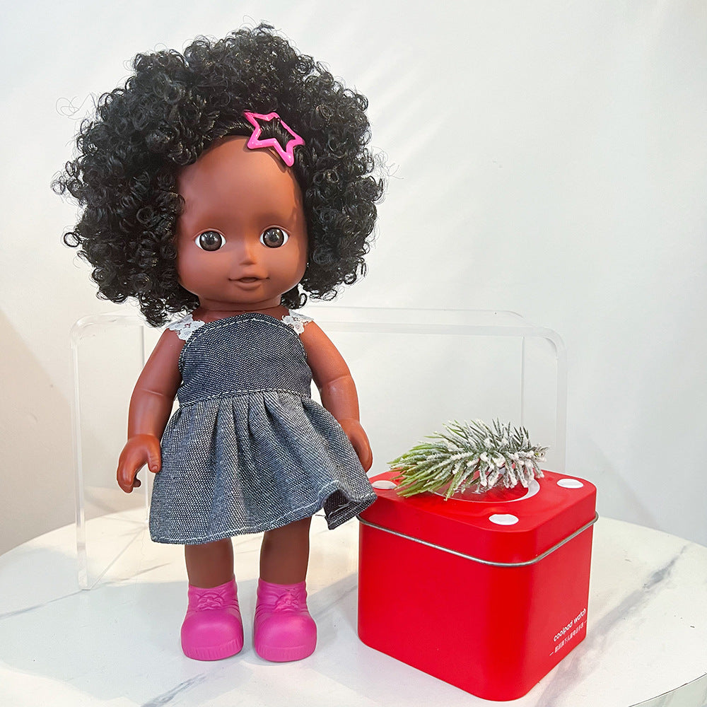 AmaMary 10 Inch Reborn Baby Doll Set of 2 – Lifelike Vinyl African American Newborns, Adorable Black Baby Dolls in Gift-Ready Pack