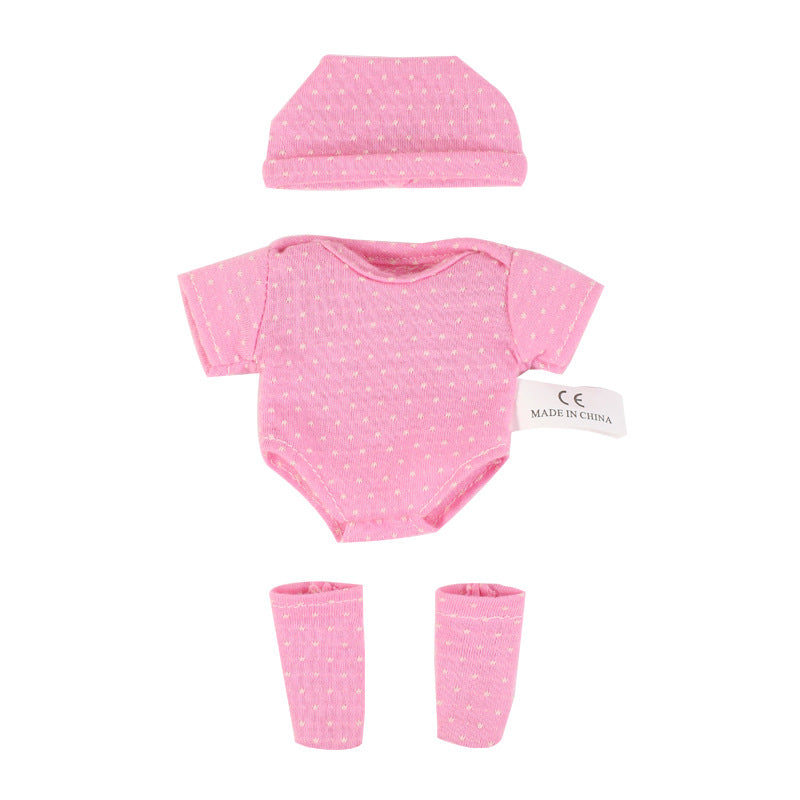 AmaMary 8 Inch Doll Clothes Set with 3 Stylish Outfits for 20cm Mini Reborn Dolls Accessories