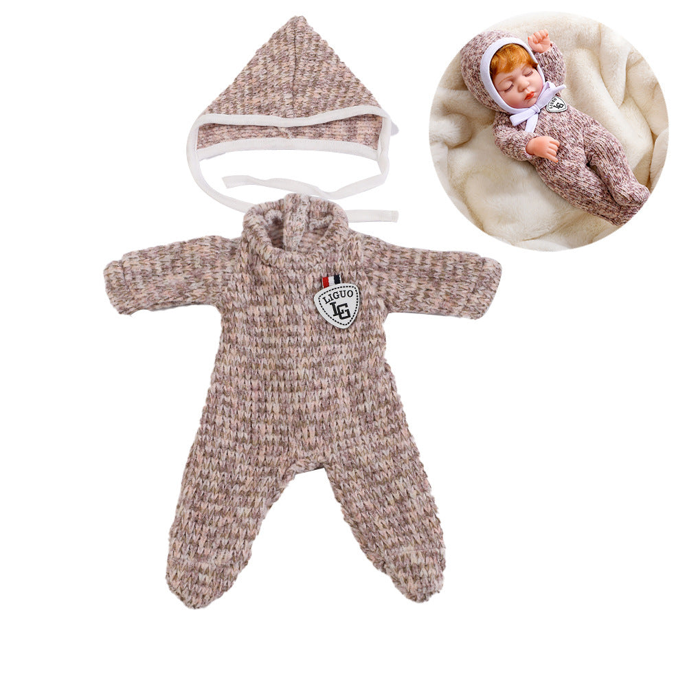 AmaMary 6 Sets 12 inch Baby Doll Clothes Soft Cotton Bodysuits for 10-12 inch Dolls, Dress-Up Birthday Christmas Gift for Girls 3+