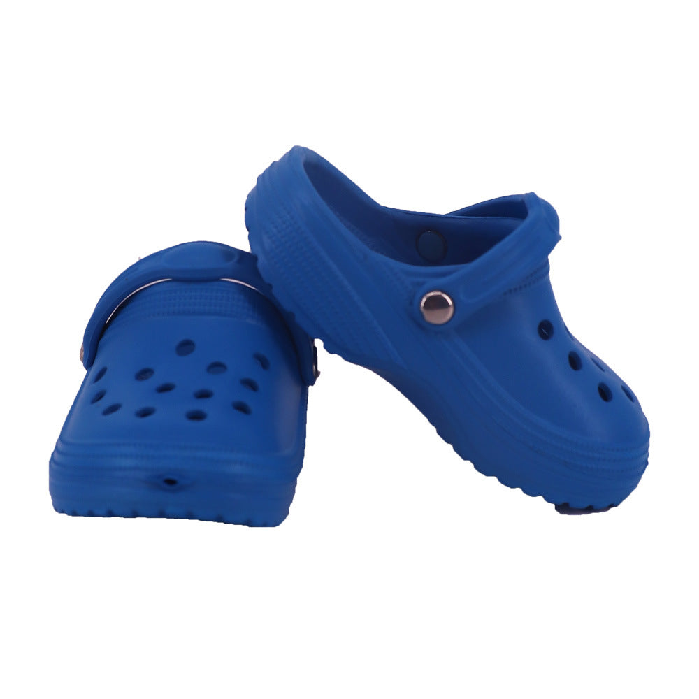 AmaMary Doll Hole Shoes Summer PU Sandals for 18 Inch Dolls 3 Pairs