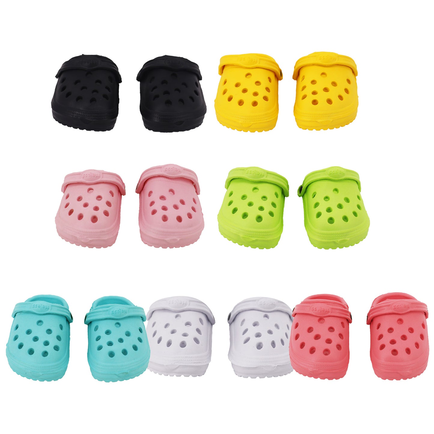 AmaMary American Girl Doll Shoes 3 Pairs Summer PU Sandals