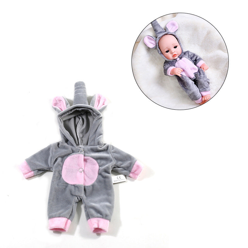 AmaMary 6 Sets 12 inch Baby Doll Clothes Soft Cotton Bodysuits for 10-12 inch Dolls, Dress-Up Birthday Christmas Gift for Girls 3+