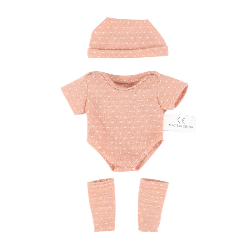 AmaMary 8 Inch Doll Clothes Set with 3 Stylish Outfits for 20cm Mini Reborn Dolls Accessories