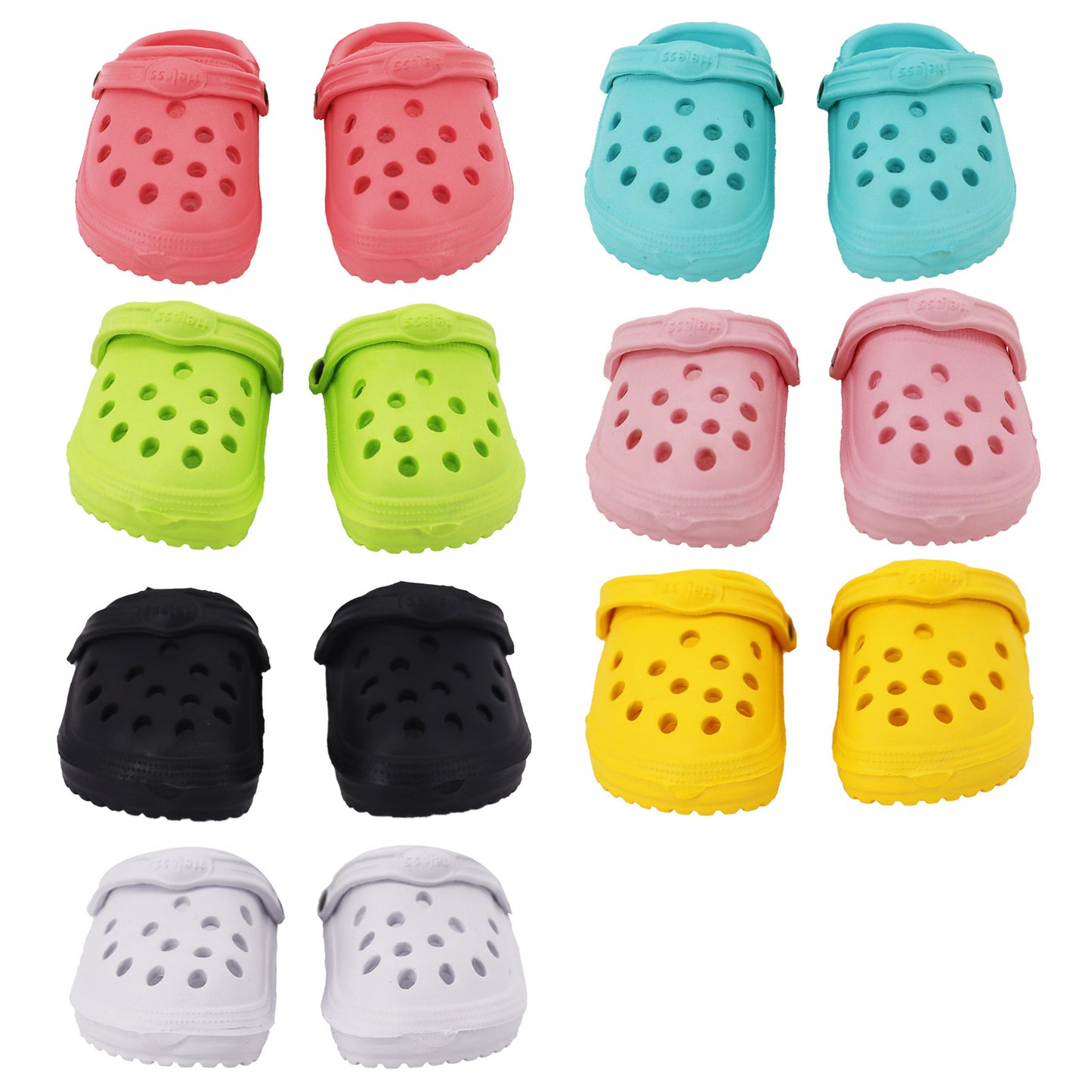 AmaMary American Girl Doll Shoes 3 Pairs Summer PU Sandals