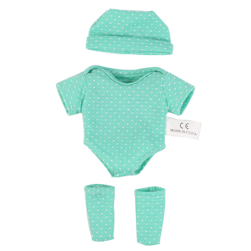 AmaMary 8 Inch Doll Clothes Set - 3 Stylish Outfits for 20cm Mini Reborn Dolls Accessories