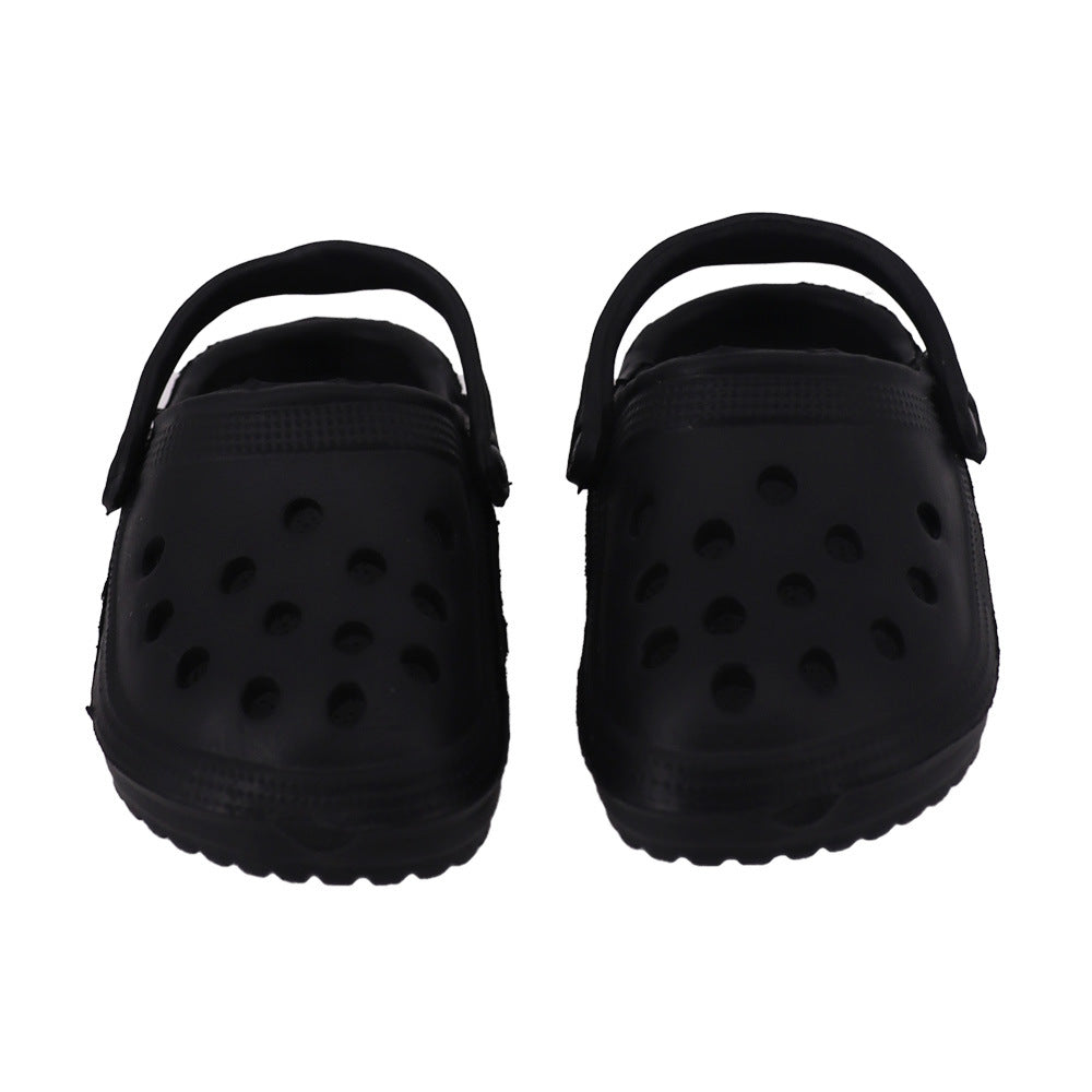 AmaMary Doll Hole Shoes Summer PU Sandals for 18 Inch Dolls 3 Pairs