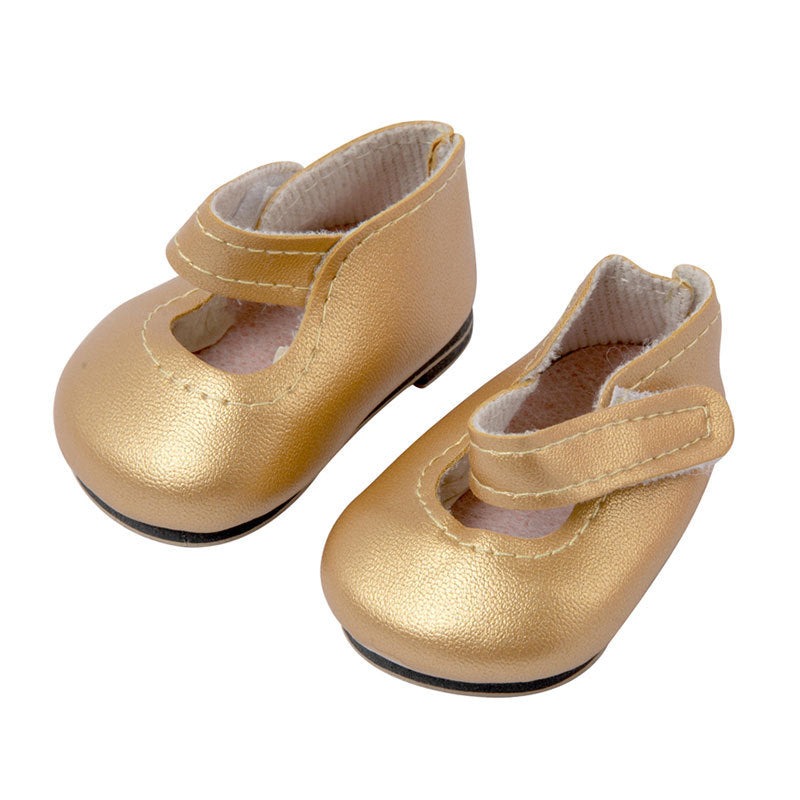 AmaMary 3 Pairs 18" Doll Leather Shoes American Doll Accessories Mini Shoes