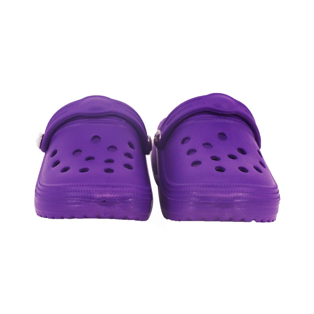 AmaMary Doll Hole Shoes Summer PU Sandals for 18 Inch Dolls 3 Pairs